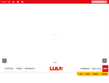 Tablet Screenshot of lula.com.br